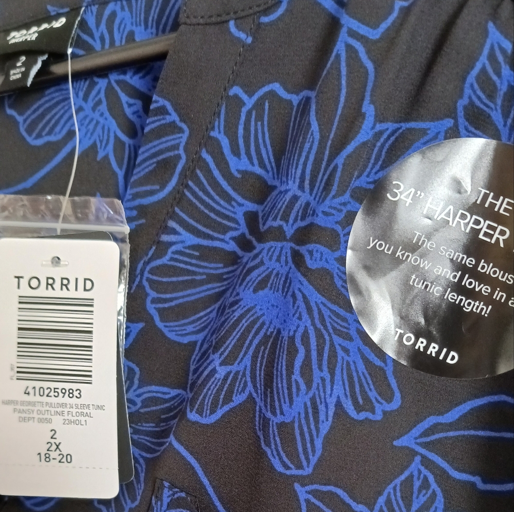 NWT Torrid Harper Blouse